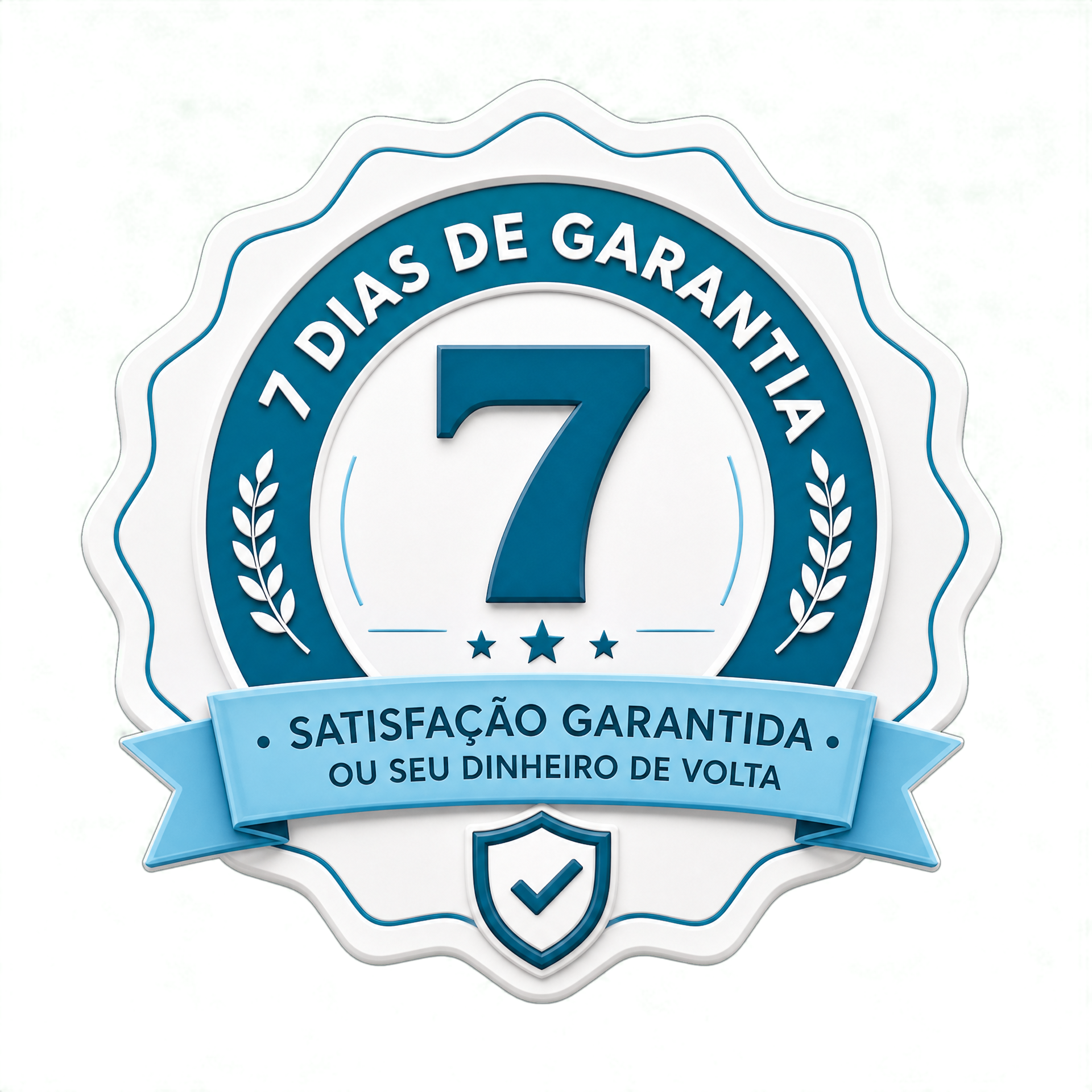 Selo de garantia de 7 dias